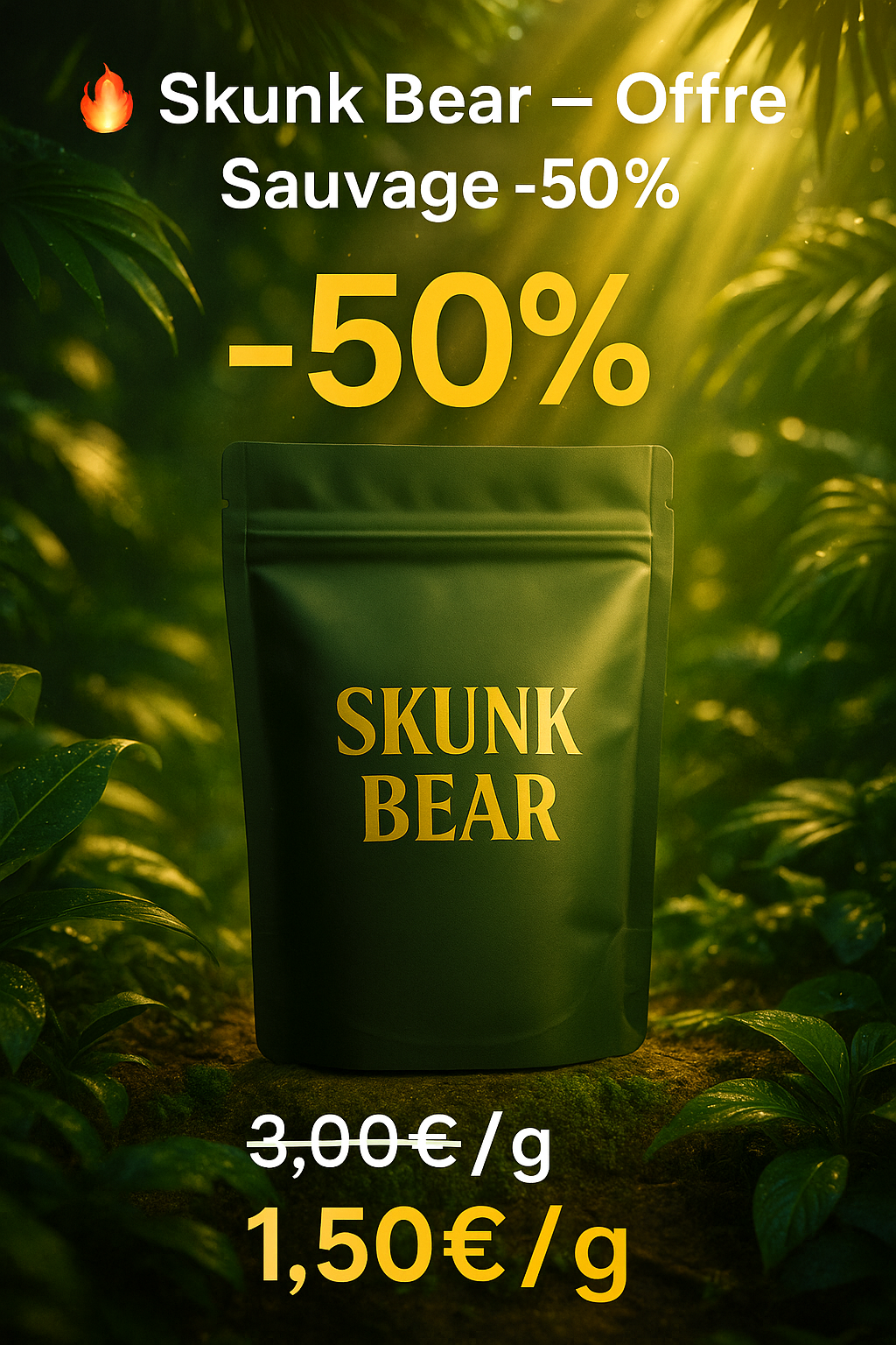 đ„ Skunk Bear â Offre Sauvage -50%
