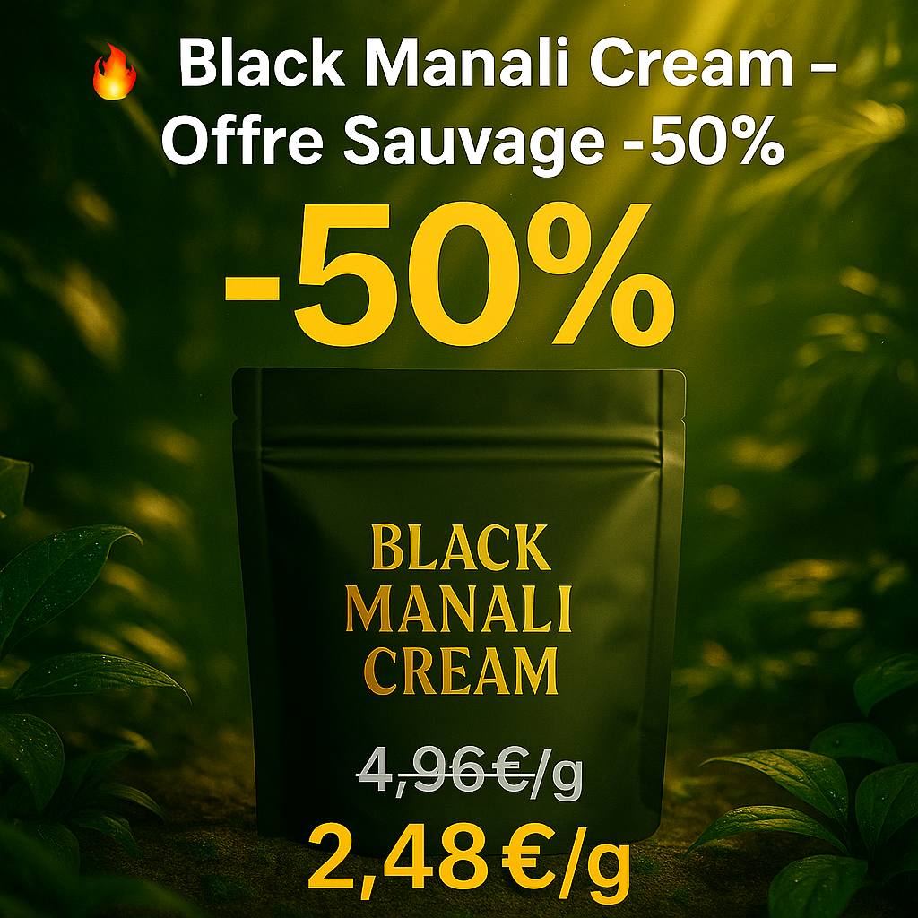🔥 Black Manali Cream – Offre Sauvage -50%